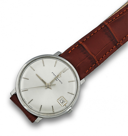 Reloj ETERNAMATIC en acero años 60.