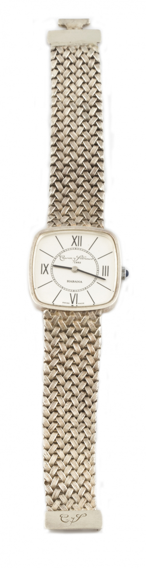 Reloj CUERVO Y SOBRINOS en plata años 40.