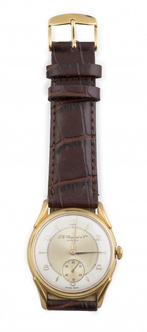 Reloj CHOPARD años 40 en metal plaqué or