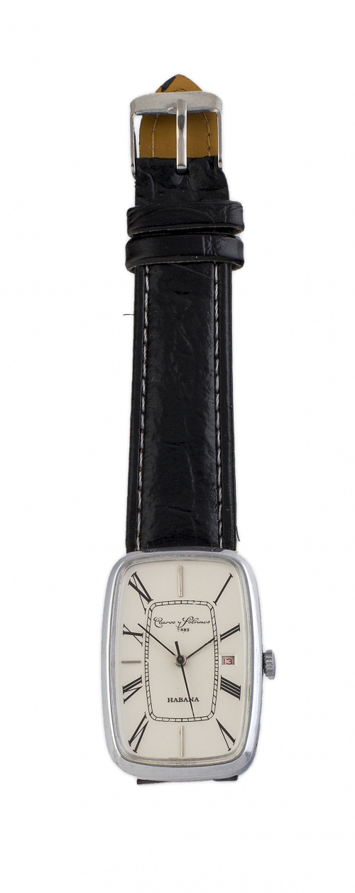 Reloj CUERVO Y SOBRINOS años 40 en acero.