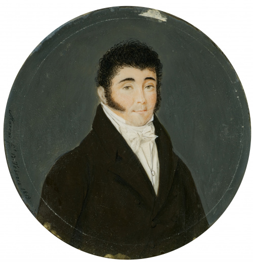 JUAN MARRAS (1765- ?)Retrato de caballero.