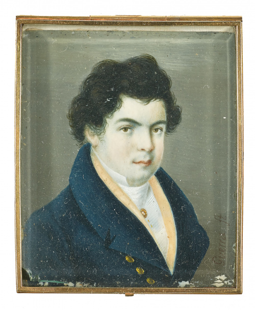 GUERRA (Escuela centroeuropea, siglo XIX)Retrato de cabal