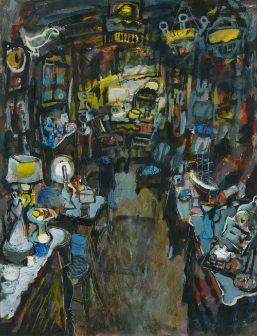 RAMÓN MOSCARDÓ (Barcelona, 1953)“L’Antiquari”, c.1989