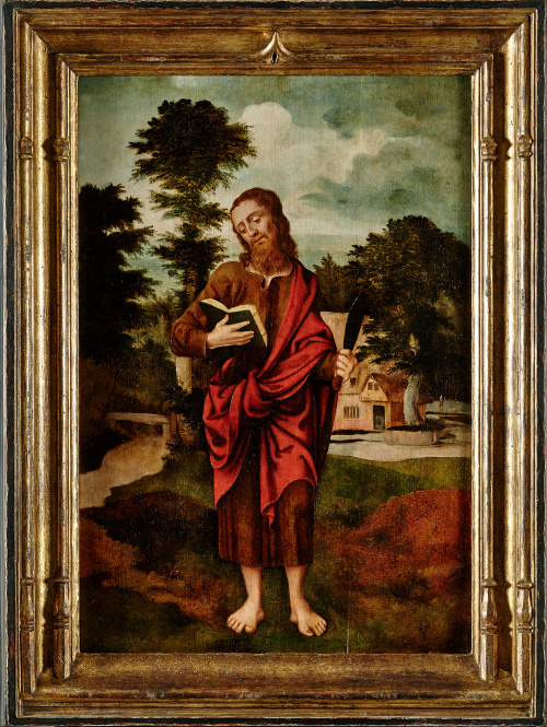 ESCUELA FLAMENCA, SIGLO XVISan Bartolomé en un paisaje.