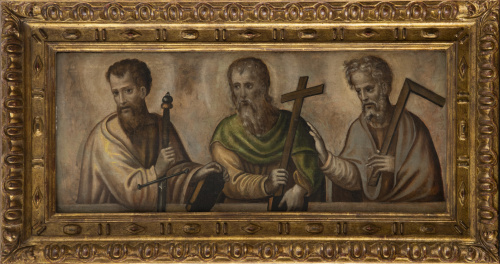 ESCUELA ESPAÑOLA, SIGLO XVIApóstoles: Pablo, Felipe y Tom