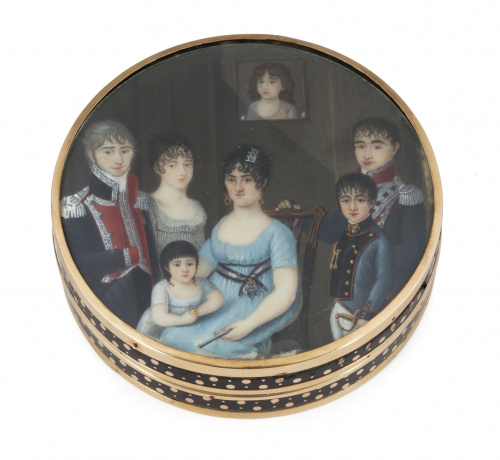 ESCUELA ESPAÑOLA, h. 1802-1805Retrato de familia