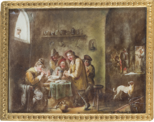 ESCUELA FLAMENCA, SIGLO XIXEscena de taberna