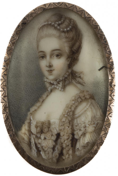 ESCUELA FRANCESA, SIGLO XVIIIRetrato de dama