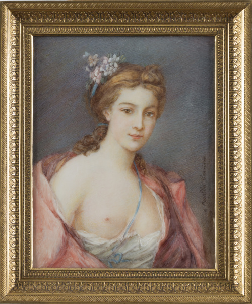 SEGÚN ROSALBA CARRIERA (Escuela francesa, siglo XIX)Flora