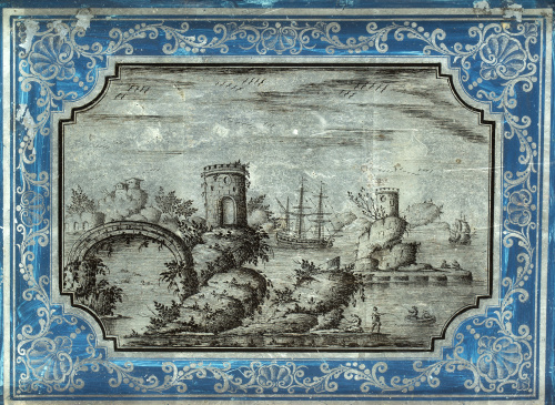 ESCUELA ITALIANA, SIGLO XVIIIVistas de paisajes fluviales 