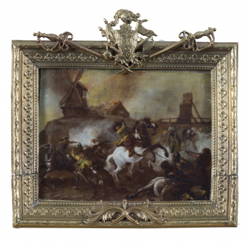 SEGÚN PHILIIPS WOUWERMAN (Escuela flamenca, siglo XIX)Esce