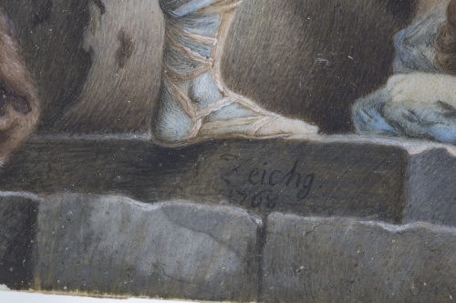 ZEICHG* (Escuela polaca, siglo XVIII)Medea subida en el ca