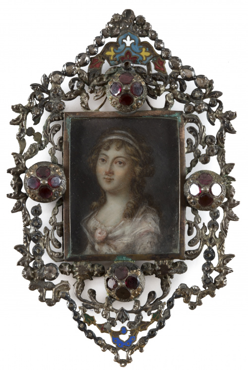 ESCUELA FRANCESA, SIGLO XVIIIRetrato de la Condesa de Carba