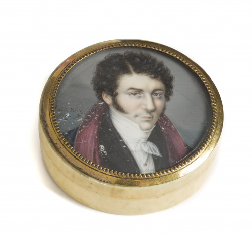 F. DE LA TORRE (Escuela española, siglo XIX)Retrato de cab