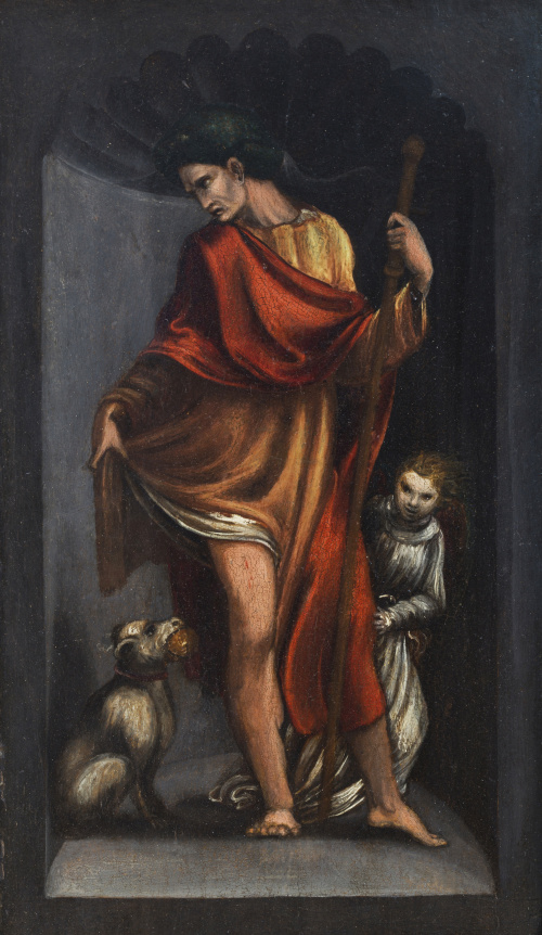 PEDRO MACHUCA (h. 1490-1550)Tríptico de la Virgen María co