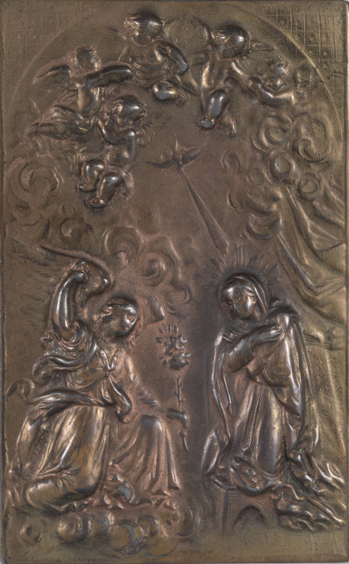 “La Anunciación”Placa de bronceS. XVII-XVIII