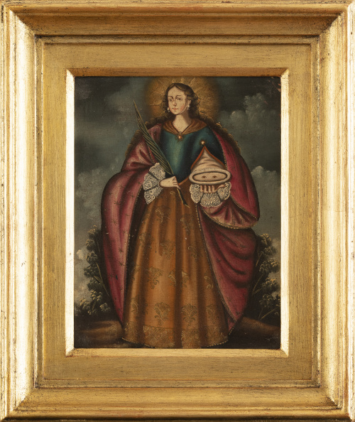 ESCUELA COLONIAL, SIGLO XXSanta Lucía