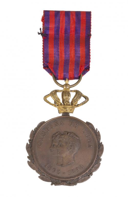 Medalla de la Campaña de Cuba, 1895-1898.  Al ejercito de o