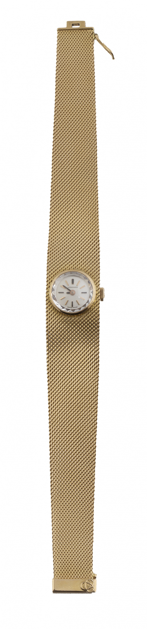 Reloj de pulsera LONGINES en malla de oro años 60