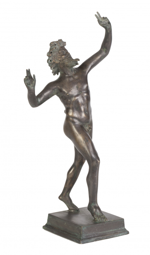"Fauno de Belvedere"Bronce patinado.Trabajo italiano, G
