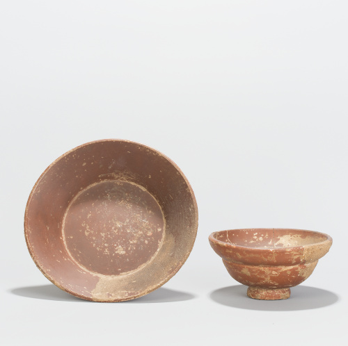 Dos cuencos de cerámica, cultura hispano-romana.