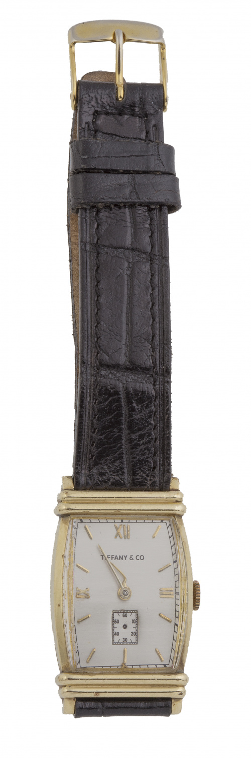 Reloj TIFFANY & CO plaqué or años 30