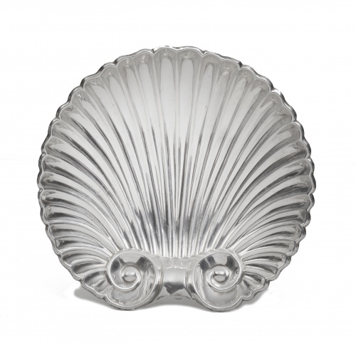 Concha bautismal en plata, S. XX