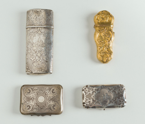 Etui rococó en metal doradoFrancia S.XVIII