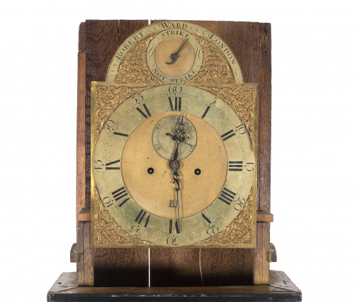 Robert Ward* London.Reloj de caja alta de madera lacada de