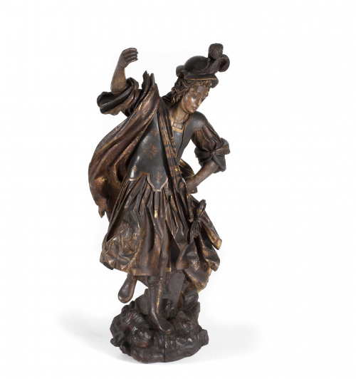 San Miguel Arcángel (Princeps militiae angelorum), madera t