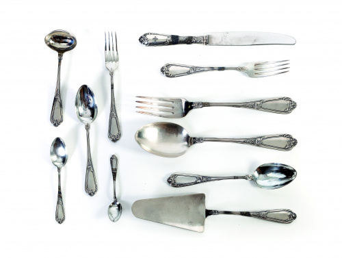 Cubertería de plata, ley 800.Broggi Italia