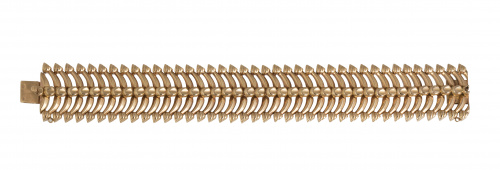 Brazalete articulado años 50 con piezas a modo de arcos