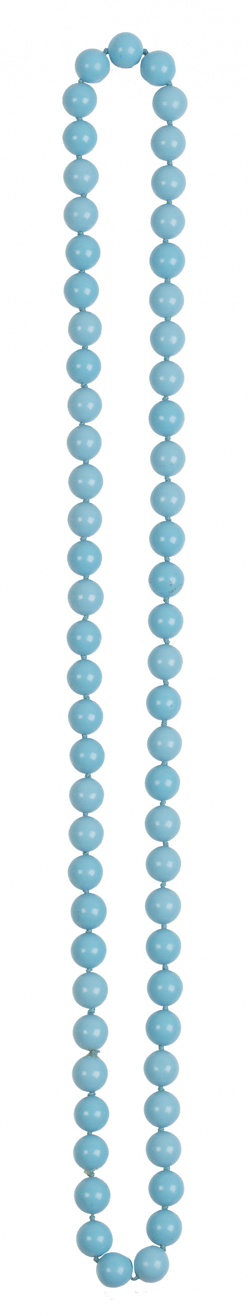 Prog: 47858. Collar largo de cuentas esféricas de 10 mm de 