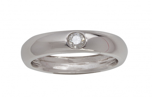 Sortija solitario con brillante de 0,21 ct aprox