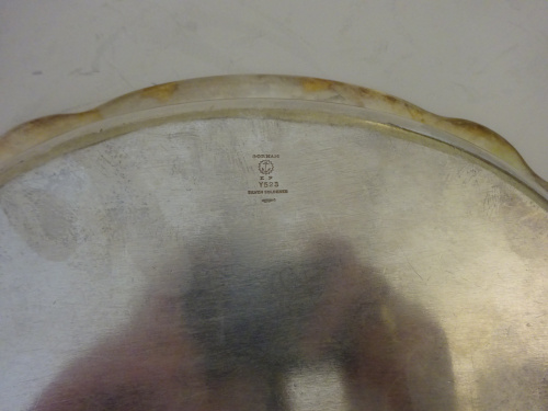 Gorham, Silver solderedLegumbrera en plata con contorno s