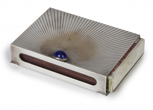 Christian DiorCaja cerillera de plata.Mediados del S. X