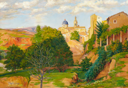 JOAQUÍN CAPULINO JÁUREGUI (Málaga, 1879-Granada, 1969)Paisa