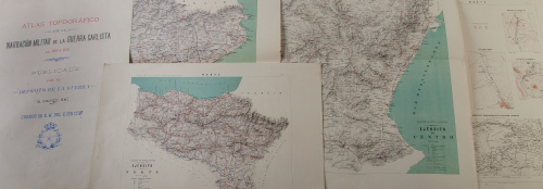 Atlas topográfico de la narración de la Guerra Carlista de 