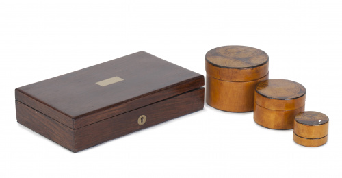 Lote formador por caja mapa mundi con cajas en interior y c