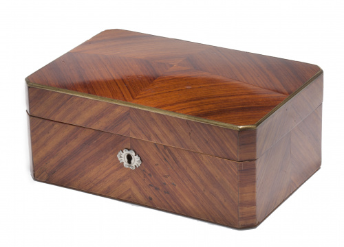 Caja en madera de palo rosa, Napoleón III.Trabajo francés