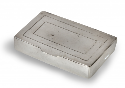 Cajita de estaño.Portugal, S. XIX-XX.