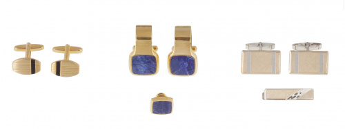 Tres pares de gemelos vintage