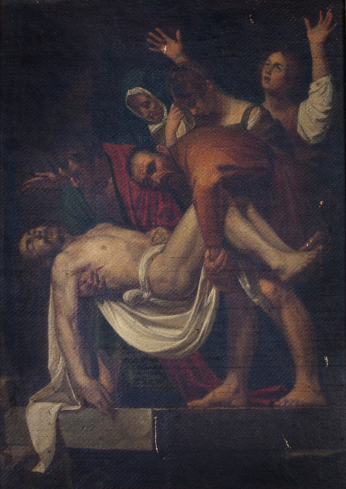 COPIA DE CARAVAGGIO (Escuela española, siglo XIX), COPIA DE