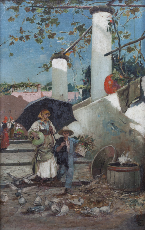 BLAS OLLEROS Y QUINTANA (Ávila, 1851-Florencia, 1919) , BLA