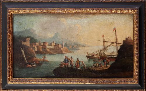 ESCUELA ITALIANA, SIGLO XVIIIDescanso y conserción de mar