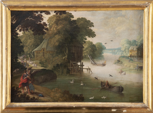 ESCUELA FLAMENCA, SIGLO XVIITobías y el ángel