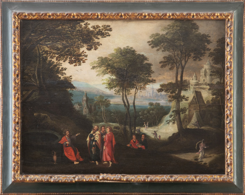 ESCUELA FLAMENCA, SIGLO XVIICristo y la mujer samaritana