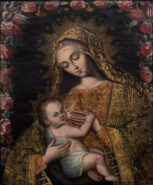 ATRIBUIDO A IGNACIO CHACÓN (Escuela cuzqueña,  medidos del 