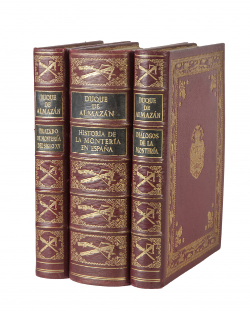 Tres volúmenes sobre Montería del DUQUE DE ALMAZANPrimera