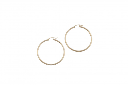 Pendientes criollas de oro amarillo